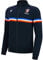 Macron Sweatshirt mit Reißverschluss für Erwachsene, Rugby, Frankreich, World Cup 2023, offiziell, blau, Medium