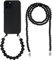 Rokmym Necklace Lanyard Case Compatible with iPhone 13 Mini Beaded Bracelet TPU Phone Case 3 in 1 Lanyard Soft Silicone Case with Wrist Strap Fashion Case for iPhone 13 Mini