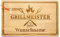 PR Print Royal Großes Holzbrett mit Gravur - Schneidebrett personalisiert mit Name und Jahr - Grillmeister est. - Geschenke für Grillfans | Eschenholz, 40 x 25 x 2 cm, personalisiertes Geschenk