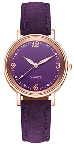 Armbanduhr Damen Uhren Schmuck Quarzuhr Analog Edelstahlarmband Muttertagsgeschenk Geburtstagsgeschenk Mode Frauen Mädchen Damen Diamond-Studded Luminous Retro Damenuhr Gürtel Quarzuhr