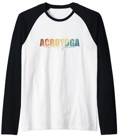 Acroyoga ist mein Jam Fitness Sport Balance Raglan