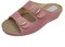 Primo Calzature Modello Comfort Ottime Ciabatte Donna Estive, Morbide Pantofole per Casa Ortopediche, Aperte in Punta, Doppia Fascia e Sanitarie (Rosa, 41)