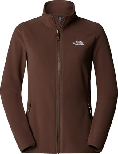The North Face NF0A855O1OI1 W 100 Glacier FZ - EU Maglia Lunga Donna Smokey Brown Taglia M