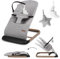 COIL Baby Bouncer, altalena per bambini, regolabile in 3 livelli, elementi antiscivolo, imbottitura ergonomica (marrone/grigio)