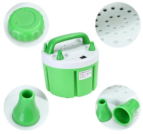 Bomba De Globo Eléctrica De 4 Boquillas, Inflador De Globo De 900 W, Inflador Automático De Bomba De Soplador De Globos, Inflador De Aire De Soplador, Tapetes Antideslizantes Seguros De Usar para