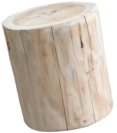 POPETPOP Tabouret en Bois Naturel en Forme De Souche Darbre pour Usage Décoratif À La Maison Ou en Classe