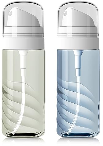 Yolaist 2 Pack 2oz/60ml Small Spray Bottle, Fine Mist TSA Travel Size Toiletries Sprayer – Refillable & Leak Proof Mini Empty Mister for Hair, Face Toner, Cleaning, Plants