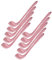 ibasenice 10st Aufblasbarer Schläger Aufblasbare Matratze Luft Seifenblasenmaschine Wasserballon Heliumballonkanister Aufblasbares Poolspielzeug Aufblasen Aluminiumfolie Rosa