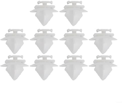 Lot de 10 clips de garniture de portière extérieure de voiture pour C2 C3 206 207 compatibles avec les numéros de pièces 8565 40 856540 7701056846