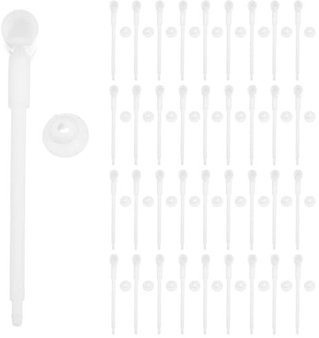 BESPORTBLE DIY Windmill Parts: 100 Pcs Windmill Making Rods Replacement - PVC Pinwheel Rods for School Craft Projects Supplies