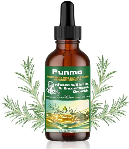 Rosmarinöl Haare 59ml Haarpflegeöl Haaröl Natürliches Haaröl, Rosemary Mint Oil Rosemary Oil for Hair Hair Oil, Nährt Und Stärkt Das Haar Wirksam Und Reduziert Haarausfall Und Haarbruch