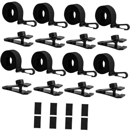 Harilla Kit de Fixation pour Enrouleur de Bâche Solaire de Piscine, 8 Pièces, Sangles pour Bâche Solaire de Piscine