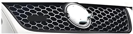 YHAINI Nebelscheinwerfergitter Grill für VW Für Bora GLI 2006-2008 Carbon Fiber Front Bumper Grille(Matte Black)