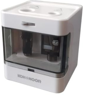 Koh-I-Noor Automatischer Bleistiftspitzer mit 2 Löchern für Doppellochspitzer