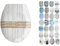 MSV Design WC Sitz, Absenkautomatik, Fast Fix/Schnellbefestigung, Befestigung mit Knopfdruck, Toilettensitz WC Deckel Klobrille Ons Beige, Weiß