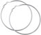 PROSTEEL Creolen für Frauen Mädchen 70mm Edelstahl Groß Ring Kreis Ohrringe Simpel Stil Huggie Hoop Klappcreolen OhrSchmuck Accessoire zum Geburtstag Valentinstag