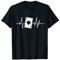 Herzschlag Pik Ass Spielkarte EKG Poker Kartenspiel Geschenk T-Shirt