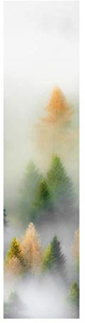 Bilderwelten Schiebegardinen Set - Nebelwald im Herbst Flächenvorhang, 250 x 60cm