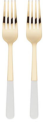 kate spade new york 890012 Piece Tasting Fork With Love Probiergabel-Set, 2-teilig, 18/10 Stahl, metallisch