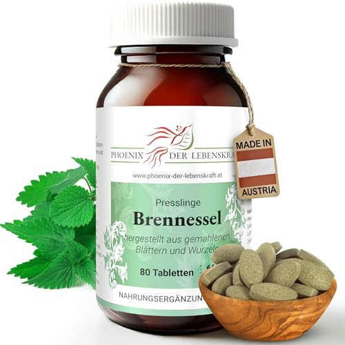 Brennessel Tabletten 600mg | 190 Tabletten Urtica dioica | Tabletten statt Kapseln | Gemeine Nessel, Große Nessel, Grosse Brennnessel