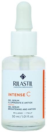 Rilastil Intense C Gel Serum con Vitamina C e Acido Ialuronico, Incarnato Radioso, Illuminante e Antiossidante adatto a Tutti i Tipi di Pelle, Confezione da 30ml