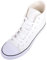 Womens Slip On Lace Up High Top Canvas Summer Trainers Pumps Sneakers - White - UK 3 / EU 36