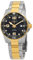 Longines Herren HydroConquest Automatikuhr, 41 mm, Modern, Silberfarbenes Edelstahlgehäuse mit Zweifarbigem Edelstahlband, Wasserdicht bis 300 m, Saphirglas