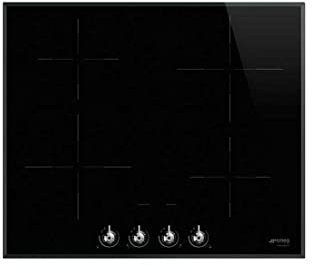SMEG SI364BM, Placa de inducción CLASSICA, Black glass ceramic (classica knobs)