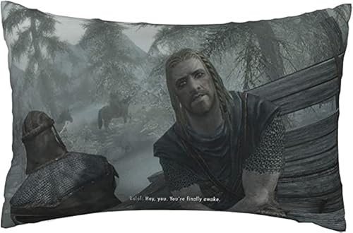RYKEEN You're Finally Awake-Kissenbezüge, 30,5 x 50,8 cm, für Schlafzimmer, Couch, Sofa, quadratisch, Leinen, dekorativer Kissenbezug (30,5 x 50,8 cm)