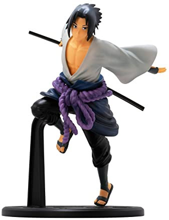 Abysse Corp Naruto Shippuden Actionfigur Sasuke 1:10 Scale Bedruckt, aus PVC, in Geschenkverpackung.