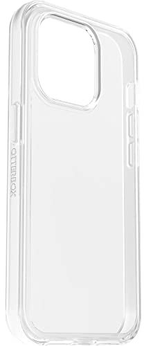 OtterBox Symmetry Clear Case for iPhone 14 Pro, Shockproof, Drop proof, Protective Thin Case, 3x Tested to Military Standard, Antimicrobial Protection, Clear