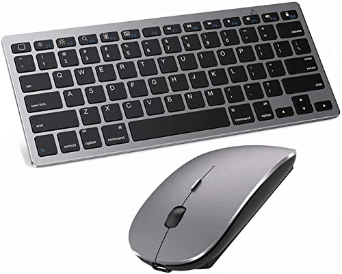 Bluetooth Keyboard and Mouse for iPad, PC, Android, iPhone,ipad Wireless Keyboard and Mouse Combo Compatible with ipad pro/ipad Mini/ipad Air (iPadOS 13 / iOS 13 and Above) Windows 11,10 Laptop