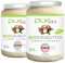 purSHEA-Bio Sheabutter (2x500ml) GLAS-Unraffiniert -Naturbelassen Ohne Zusätze Vegan Parfümfrei- 100% Reine Bio-Sheabutter Plastikfrei im Glas -Shea Butter- Premium Qualität (A+)