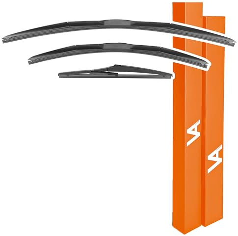 VIA ALBION® Wischerblätter für: LAND ROVER DISCOVERY SPORT [ L550 ] - ab 2015 - Ersatzklingen vorne & hinten
