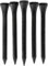 TH Golf Bambus-Golf-Tees, 70 mm, 50 und 100 Stück, mehrere Farboptionen, umweltfreundlich, nachhaltig, langlebig, Bambus-Golf-Tees (100, Schwarz)