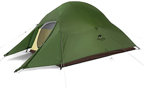 Naturehike Cloud Up 2 Camping Zelt für 2 Personen Wasserdichtes und Winddichtes Ultraleichtes Zelt für Outdoor-Aktivitäten Trekking (Waldgrün)