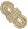 25 mm * 5 m Corde de Jute, Corde de balançoire à 4 brins, Corde de tir à la Corde, Corde en Toile de Jute pour travaux manuels, Jardinage, hamac, décoration de la Maison, Garde-Corps, Quai