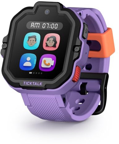 TickTalk 5 - Smart Watch per bambini con localizzatore GPS, videochiamate, SOS e controllo genitori, smartwatch con musica gratuita, SMS, chiamate telefoniche e testi, ragazzi e ragazze - Smart Watch