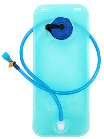 Trinkblase, auslaufsicher, 2 l, mit isoliertem Schlauch, für Trinkrucksack zum Radfahren, Wandern, Laufen, Klettern, Radfahren (blau), 1 Stück