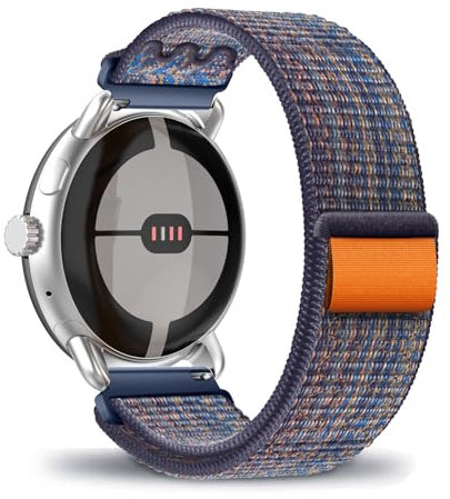 Sport Armband Kompatibel mit Withings (NOKIA) ScanWatch 38mm Armbänder Weich Nylon Fabric Uhrenarmband Atmungsaktiv Verstellbarer Ersatzarmband für Withings NOKIA ScanWatch 38mm für Damen Herren (3)