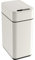 hOmeLabs 9L Sensor Bin – Automatic Bin with Retractable Butterfly Lid, Battery Operated, Off White, Space-Saving, Easy to Clean, Soft Close, Batteries Included