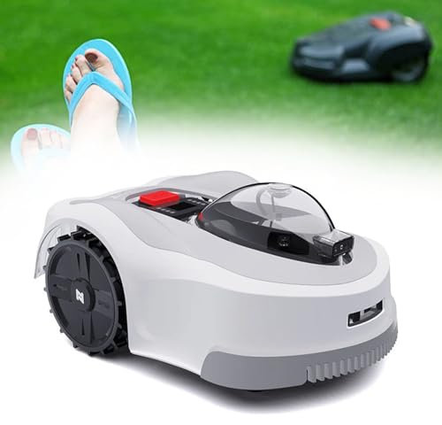 WEIMILOR Robot Lawn Mower Perimeter Wire Frees 1/8 Acre RTK+Vision Robotic Lawnmower, AI-Assisted Mapping, Virtual Boundary, APP Control, 58dB(A) Quiet, Multi-Zone Management,3000㎡