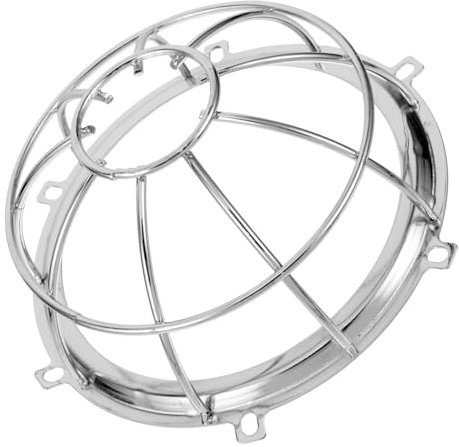 CANIGHT Schutzgestell für Wachen Sprinklerkäfige Draht Sensor brandfluchthaube flammschutzhaube sprühkreide Metalldetektor Platte dekorative Rauchmelderabdeckung Silver