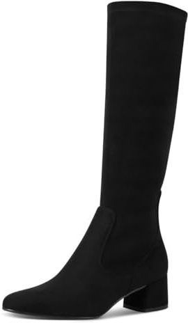 MARCO TOZZI Damen Hohe Stiefel mit Absatz Kniehoch Elegant