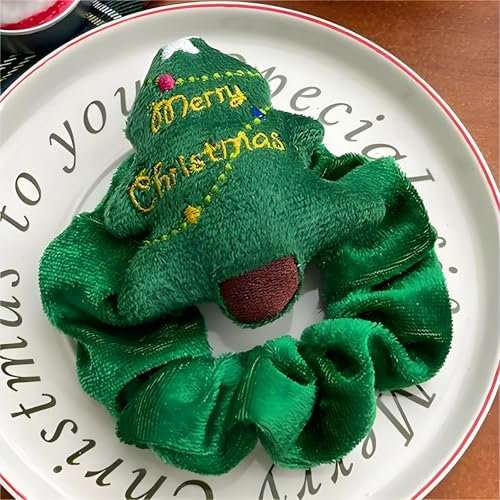 Décoration de Noël - Bandeau élastique de Noël en peluche - Joli bandeau de vacances pour décoration intérieure et décoration de vacances