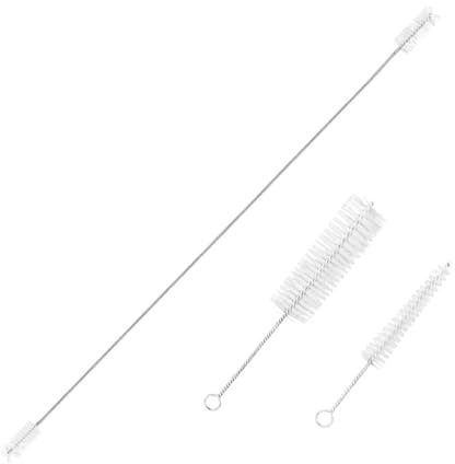 Kznifmk Reinigungsset für Waldhorn, Posaune, Trompete, Edelstahl-Nylonbürste, Reinigungsbürste für Musikinstrumente