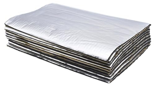 Generic - Lot de 10 feuilles d'amortissement sonore auto-adhésives de 5 mm pour isolation phonique et acoustique de voiture