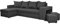 NAWSTOL - Ecksofa Couch Tymon mit Schlaffunktion und Bettkasten - Schlafsofa Couchgarnitur Eckcouch Ecke Bettcouch- Universal (Grau)