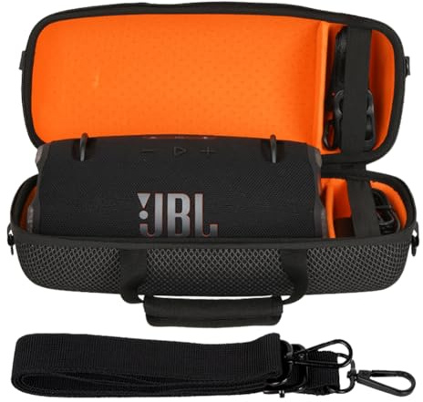 TheJuns Tasche für JBL Xtreme 3/4 Reisetasche, Schutzhülle für den Tragbaren Lautsprecher, Hartschalenkoffer for JBL Xtreme 3/4 mit Schulterriemen