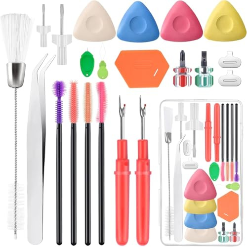 Yominerr Sewing Machine Cleaning & Repair Tool Kit for Easy Thread Picking and Can Also Be Used to Clean Up Crevice Dust.